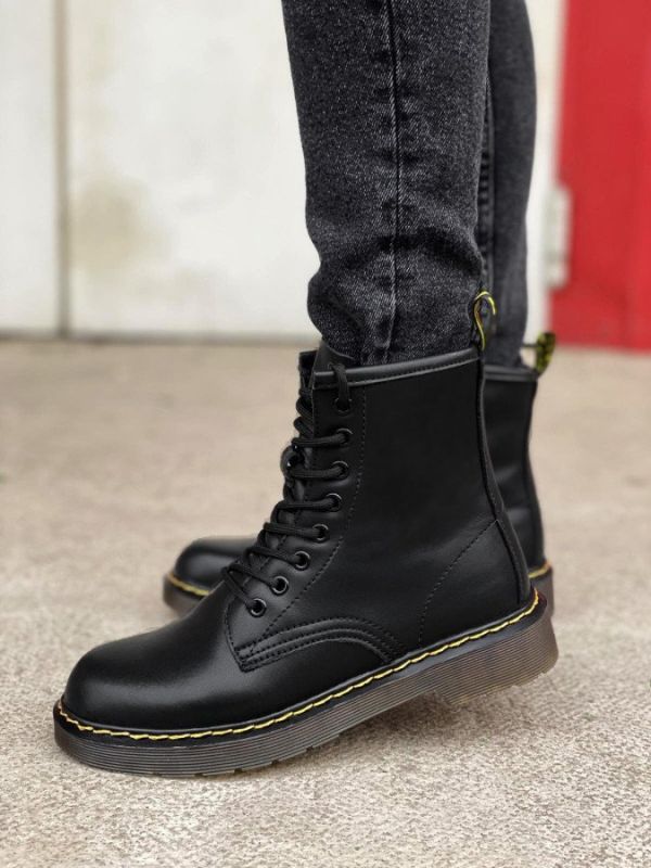 женские ботинки martin mini leather