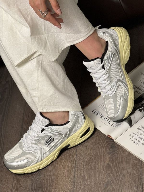 Женские кроссовки Silver/Beg sport ВТ1444