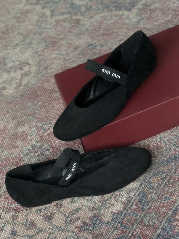 Женские балетки black W953-1 НП4995