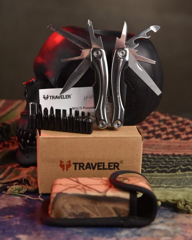 Нож многофункциональный (мультитул) Traveler  ВН11053
