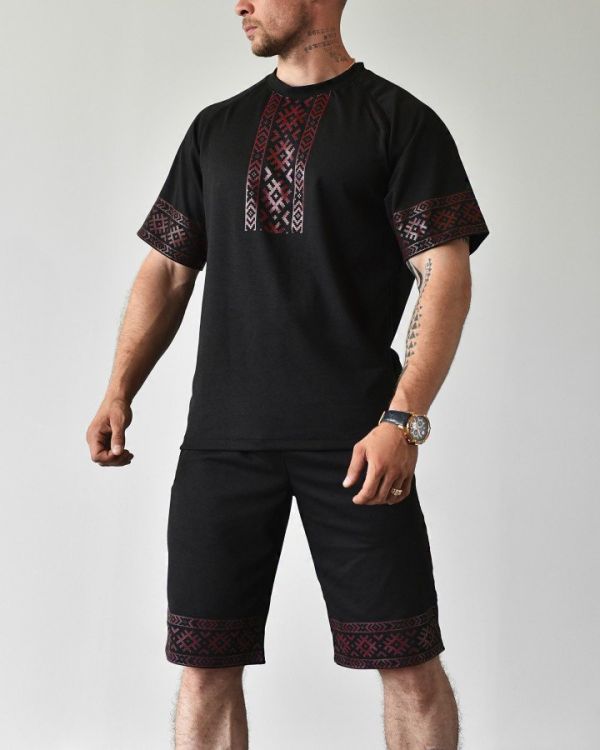Летний комплект  molfar black/red ЛГ7561