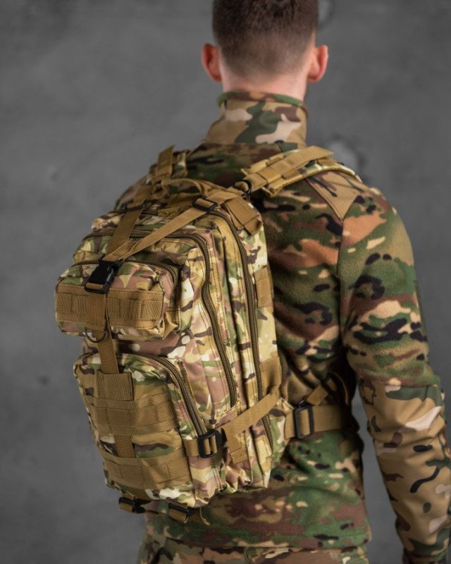 Штурмовой тактический рюкзак 25л  indestructible мультикам