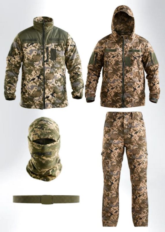 Тактичний костюм Softshell 5в1 LUNAR піксель ТР6410