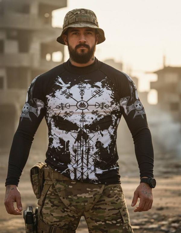 Милитари рашгард  Punisher ПП8083